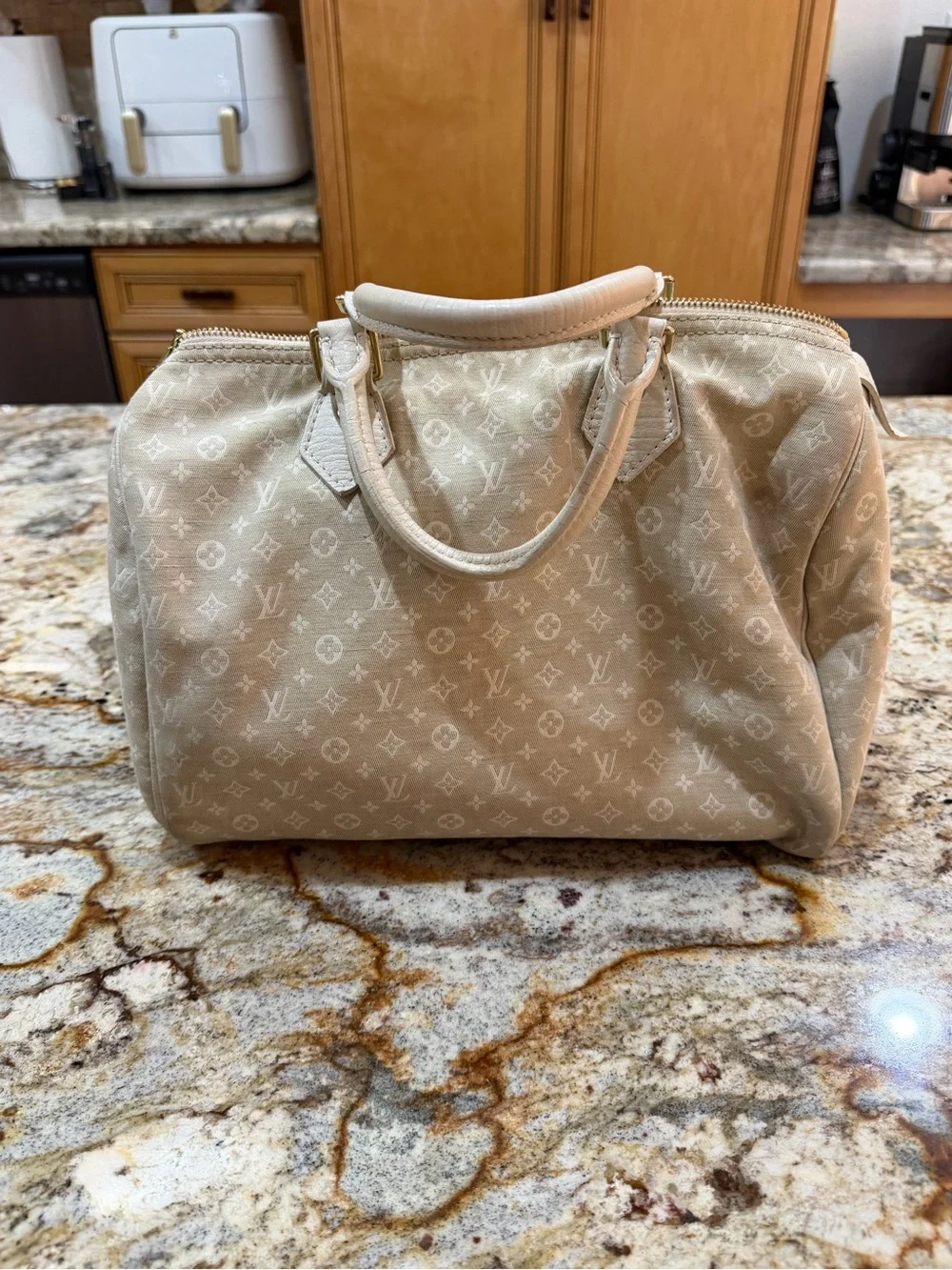 Monogram Mini Lin Speedy 30 Vintage